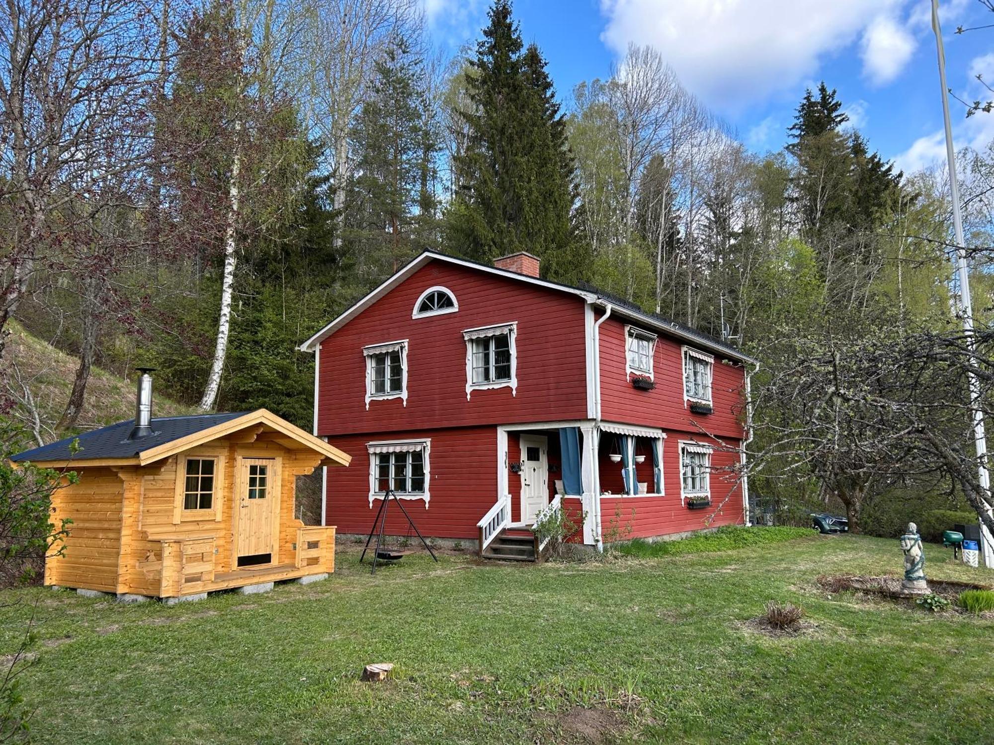 Charmig Villa Med Bastu Och Snabbt Wifi Långav Eksteriør bilde